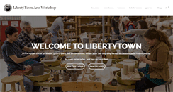 Desktop Screenshot of libertytownarts.com